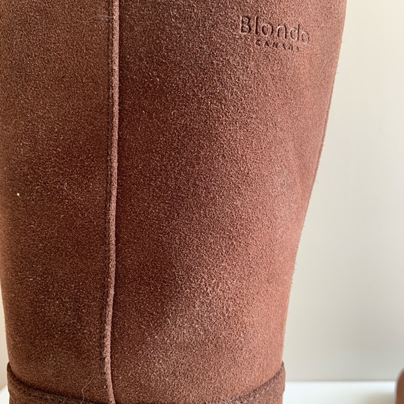 Vintage 70s/80s Blondo Brown Suede Boots - Picture 5 of 11
